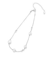 Collana Lelune Donna LELUNE GLAMOUR in Argento Perla LGNK390 - LGNK390